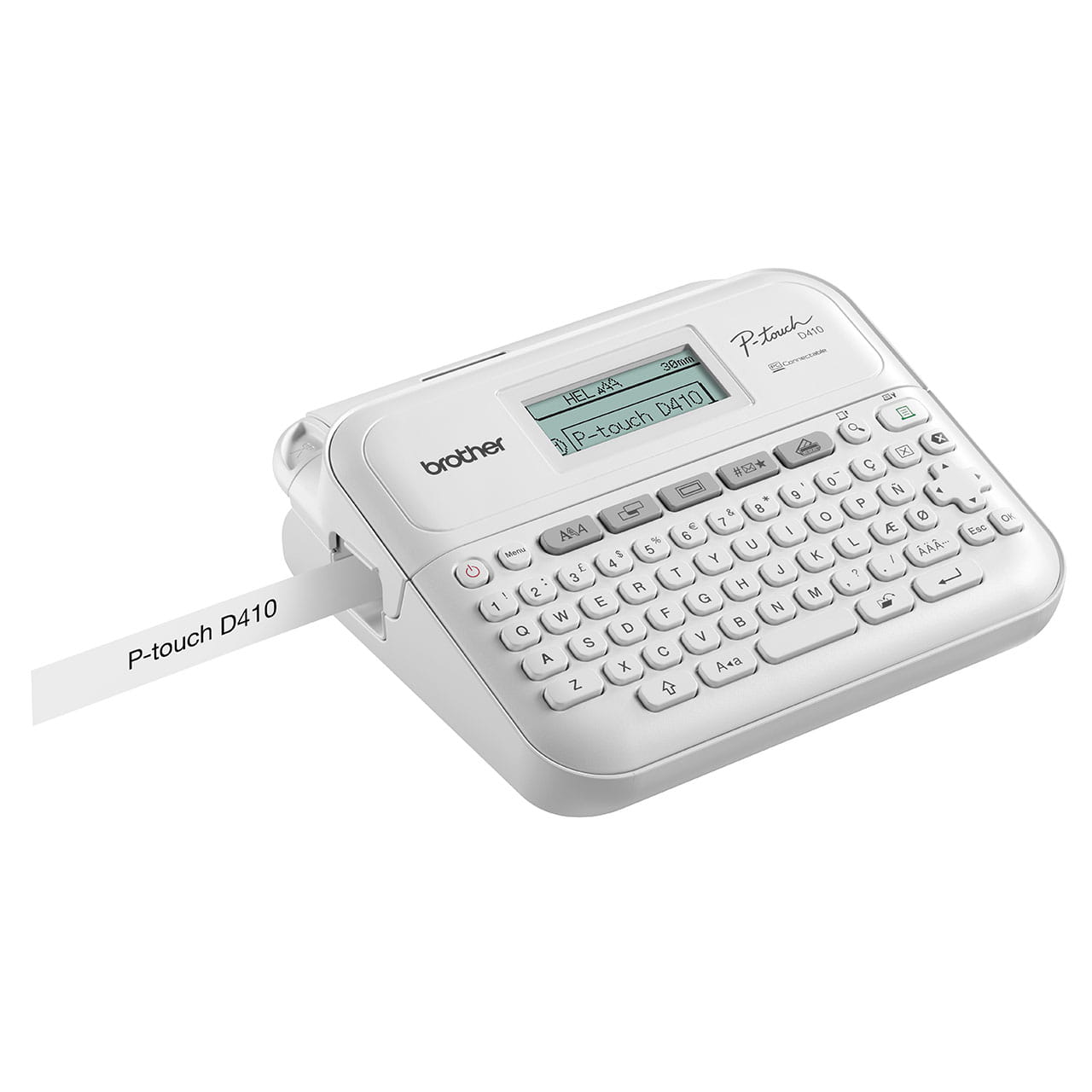 Brother PT-D410 Label Printer (Label Maker) Right Side View