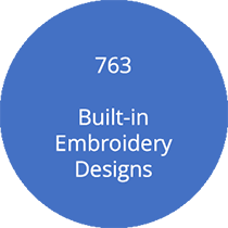 763 Built-in Embroidery Designs