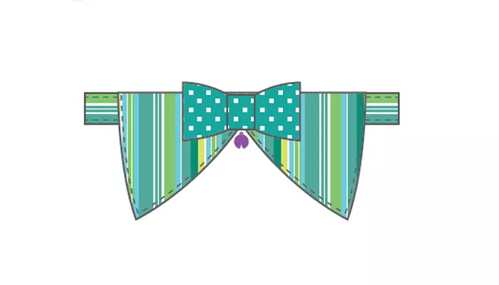 Two pink paper flamingos on colourful large green paper leaves