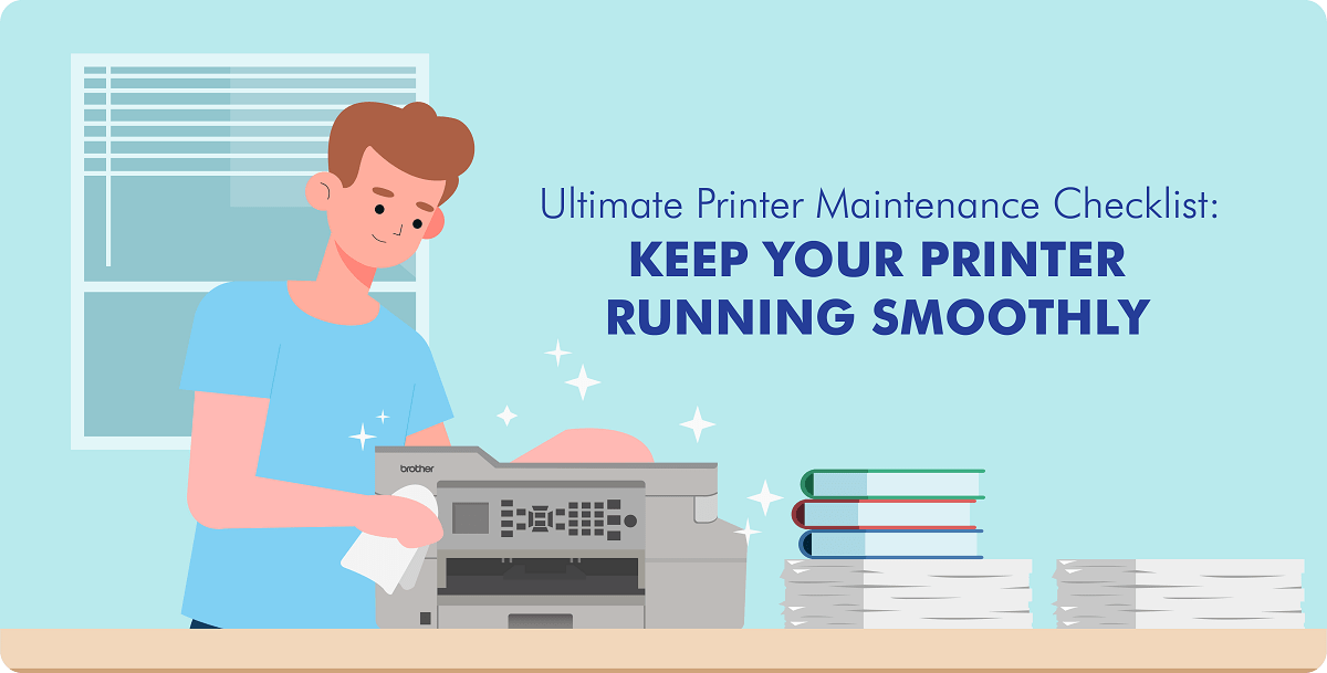 how to clean printer