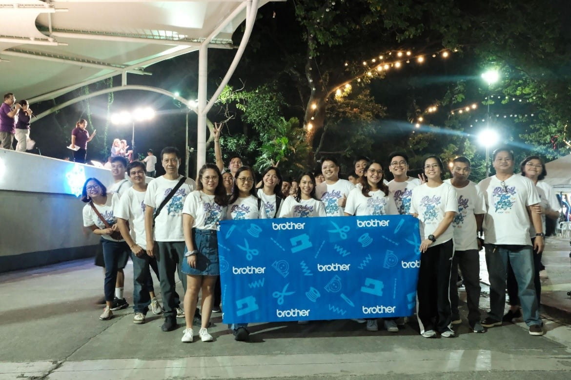 Associates and family members of Brother Philippines at the Relay for Life 2024