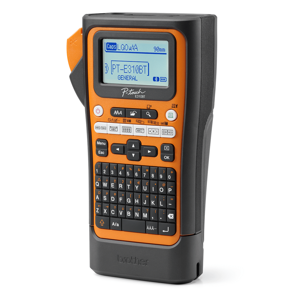 Brother PT-E310BTVP Label Printer (Label Maker) Left Side View