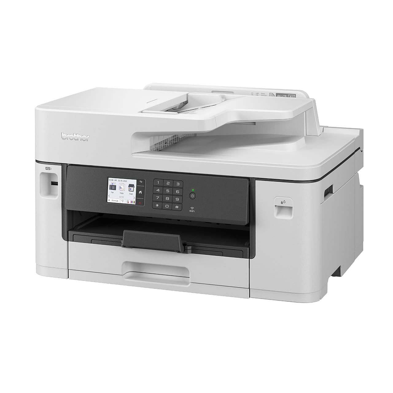 Brother MFC-J2340DW Inkjet Printer Left Side View