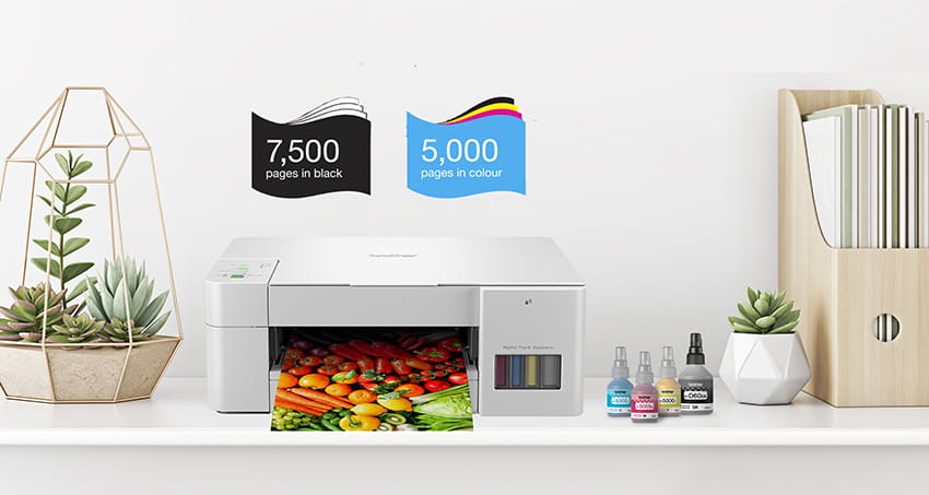 Printer with cartridges